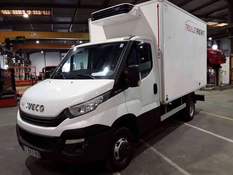 Iveco Daily Chassis Cabine OPTION HAYON - 12M3 140 CV RJ CAISSE CAZAUX GROUPE CARRIER XARIOS 350 3,5 T