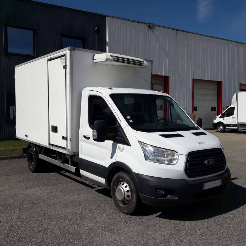 Ford Transit Chassis Cabine 12M3 130 CV RJ CAISSE CAZAUX GROUPE THERMOKING V300 MAX 3,5 T