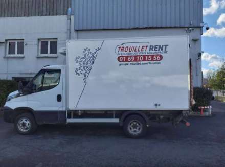 Iveco Daily Chassis Cabine 12M3 140 CV RJ HAYON CAISSE CAZAUX GROUPE THERMOKING V300 MAX 3,5 T