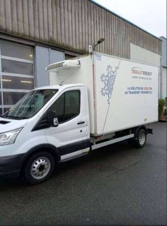 Ford Transit Chassis Cabine 12M3 130 CV RJ CAISSE CAZAUX GROUPE THERMOKING V300 MAX 3,5 T