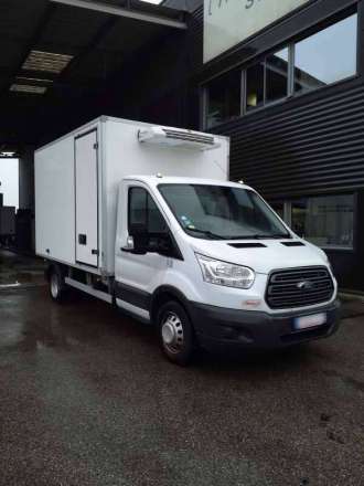 Ford Transit Chassis Cabine 12M3 130 CV RJ CAISSE CAZAUX GROUPE THERMOKING V300 MAX 3,5 T