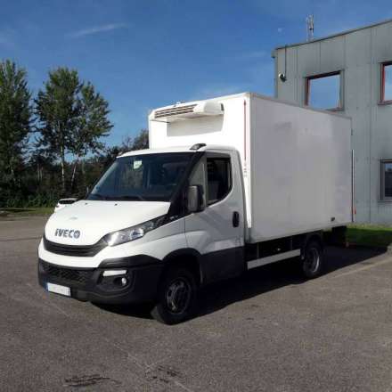 Iveco Daily Chassis Cabine 12M3 140 CV RJ HAYON CAISSE CAZAUX GROUPE THERMOKING V300 MAX 3,5 T