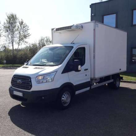 Ford Transit Chassis Cabine 12M3 130 CV RJ CAISSE CAZAUX GROUPE THERMOKING V300 MAX 3,5 T