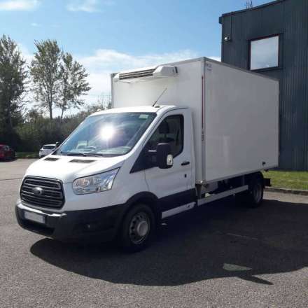 Ford Transit Chassis Cabine 12M3 130 CV RJ CAISSE CAZAUX GROUPE THERMOKING V300 MAX 3,5 T