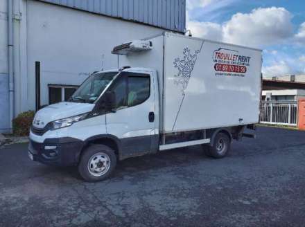 Iveco Daily Chassis Cabine 12M3 140 CV RJ HAYON CAISSE CAZAUX GROUPE THERMOKING V300 MAX 3,5 T