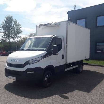 Iveco Daily Chassis Cabine 12M3 140 CV RJ HAYON CAISSE CAZAUX GROUPE THERMOKING V300 MAX 3,5 T